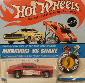 1970 hot wheels snake and mongoose
