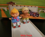 Small Shots Wide Track double width section