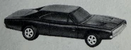 Prototype which suggests that the Custom Charger was originally based on the '68 Charger and not the eventual '69 Charger. Different Hood and Front. (1969 Mattel Catalog)