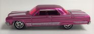 64 Impala. Pink Spectrafrost. Cool Classics. Sidevue