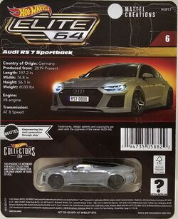 Audi RS 7 Sportback, Hot Wheels Wiki