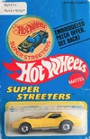 Patch Card Super Streeters Corvette Stingray Yellow Hong Kong 9241