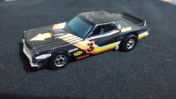ミニカー Torino Stocker Near MINT Hot Wheels Black 1974 Ford Torino Stocker #3