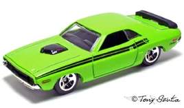 71 dodge challenger lime green