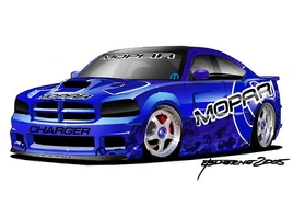 Sketch Dodge Charger Drift EricT
