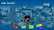 Synkro as a playable car in Hot Wheels Track Attack