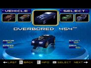 Overbored 454 as a playable car in the PS2, GCN and PC version of Hot Wheels Velocity X