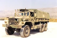 The AM General M809 series M813 military vehicle.