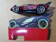 Dragster HyperPod DLX packaging insert featuring early RD-06 prototype