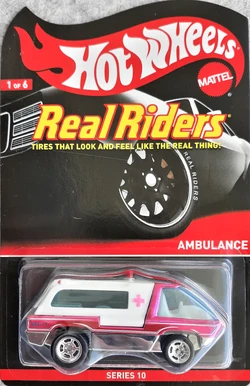 ミニカー Hot Wheels Real Riders AMBULANCE ミニカー Hot Wheels Real Riders AMBULANCE Hot Wheels Real