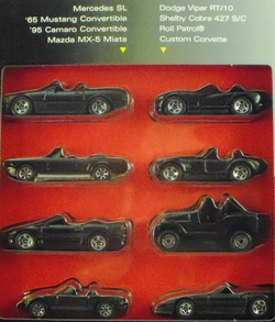 Hot wheels black convertible collection hotsell