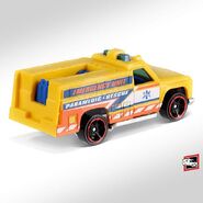 2019 Hot Wheels Rapid Responder Back