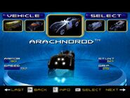 ARACHNOROD was playable in Hot Wheels Velocity X PC & PS2