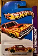 Hot Wheels 2013 '69 Dodge Coronet Superbee HW Showroom Series