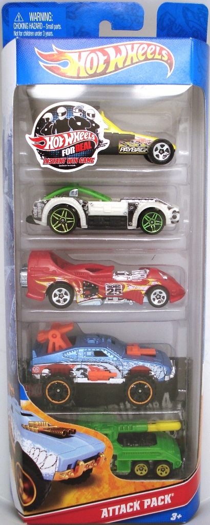 hot wheels attack pack 5 pack