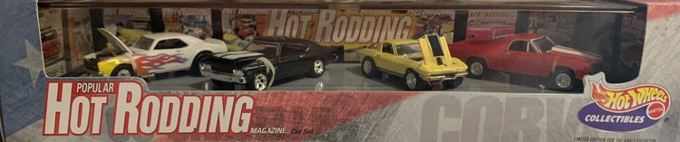 Popular Hot Rodding Magazine 4-Car Set