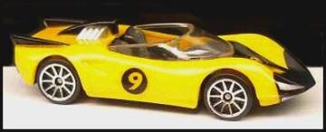［激レア］Hot Wheels トイフェア2008 Speed Racer 2008 Hot Wheels Rare SPEED RACER GRAY GHOST Race Car w Saw