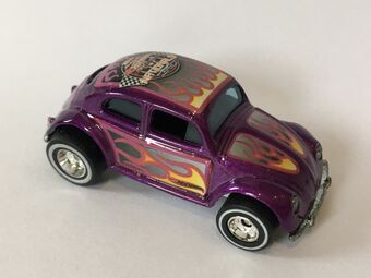 2001 HOT WHEELS Brown Flames VW Volkswagen Bug