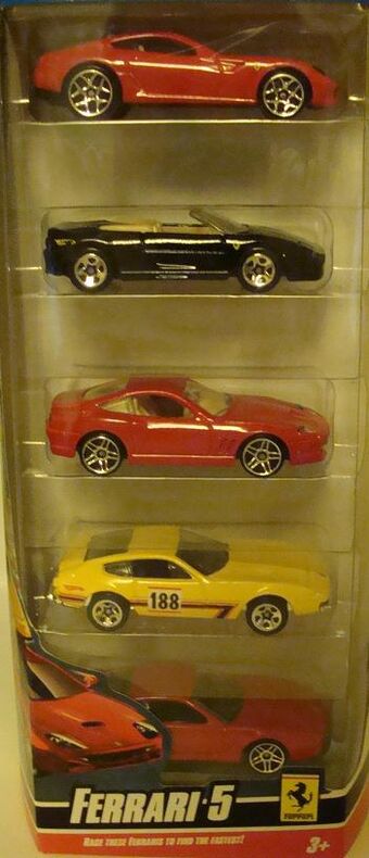 hot wheels ferrari 5 pack 2014