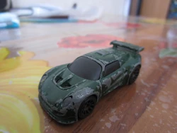 Hot Wheels 2004 Lotus Sport Elise Jaune - Variation Rare Roue Arrière