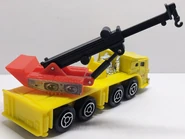Rear view with arm extended.