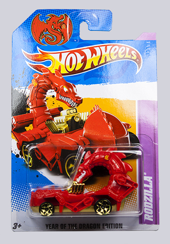 Hot Wheels 2012 - Year of the Dragon Edition - Rodzilla - Red - USA – KMJ  Diecast II