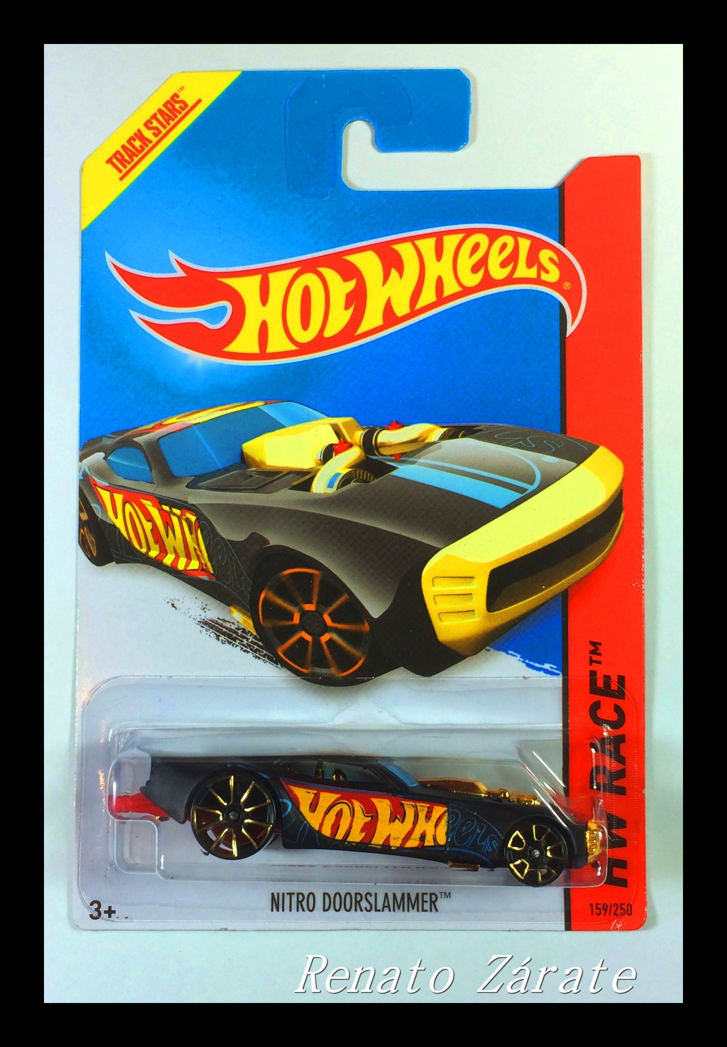 2014 Hot Wheels HW RACE Nitro Doorslammer 159/250 Black Version 