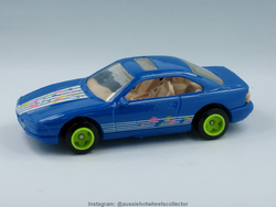 Professionally Restored 1990s Ex Corgi Hotwheels Car, BMW 850i, Custom  Paintwork in Factory BMW Colour Steel Blue / Stahlblau 372 