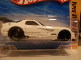 This Dodge Viper has a silver tampo line across the door and a very heavy silver line across the bottom sill.