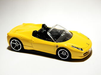 hot wheels 458 spider