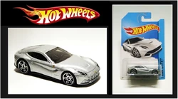 Hot Wheels 1/64 Ferrari F12 Berlinetta 2013 - Édition ZAMAC - Sous Blister