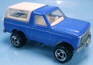 Bronco 4-Wheeler blue Ford 5-pack PAINTED BASE