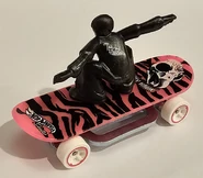 Backside of Birdman • Hawk Rides Goofy Foot [Right Foot on Nose