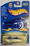 Front carded photo of the Metalflake Silver 2003 HW Outsider