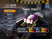 Power Pipes was playable in the Hot Wheels Video Game - "Stunt Track Challenge"