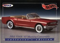 Hot wheels 65 mustang convertible collector 455 clearance
