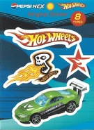 Stickers included with Pepsi NEX version