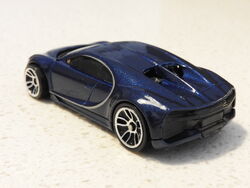 Hot Wheels Premium / Bugatti Chiron -koenigsegg - Mc Laren Color Azul /  Mate / Bordeaux