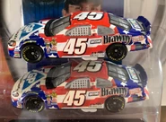 FOUND! Even though the grill design is of the '03 version, its found on a 2004 blister. Comparison of both 2004 #45 cars. Look for the headlights.