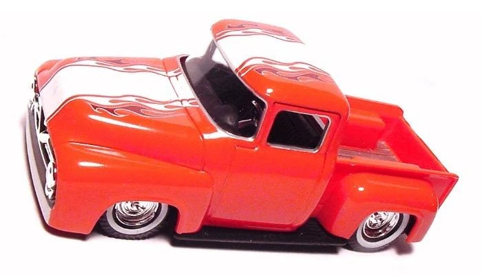 Hot Wheels '56 Ford F-100 Die-Cast Car - 1:64 Scale Red Collectible Vehicle