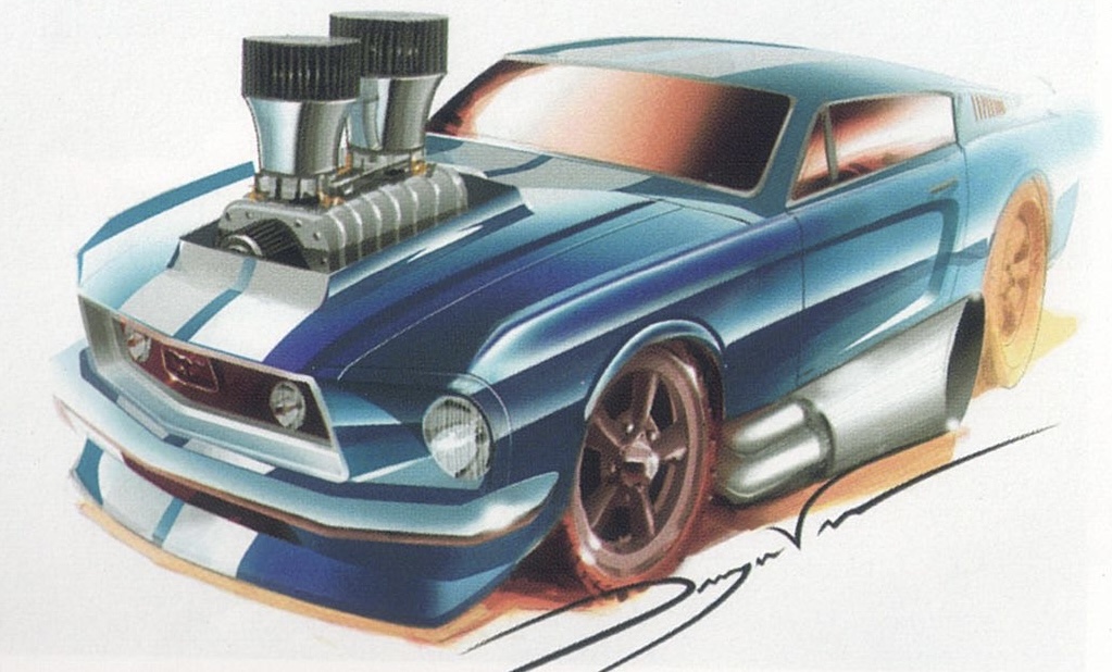 hot wheels tooned mustang