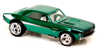 hot wheels 67 camaro green