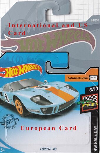 hot wheels card