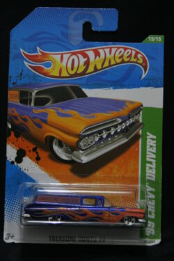 ホットウィール スーパートレジャーハント '59 CHEVY DELIVERY Amazon.com: Hot Wheels 2011 59 Chevy Delivery : Toys & Games