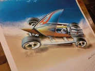 Nathan Proch's Artwork in 2006 Hot Wheels Calendar