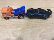 The Heavy Hitcher's hook is able to hook onto most cars.