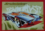 Artwork on 2005 Panini Mega Race Sticker Album.