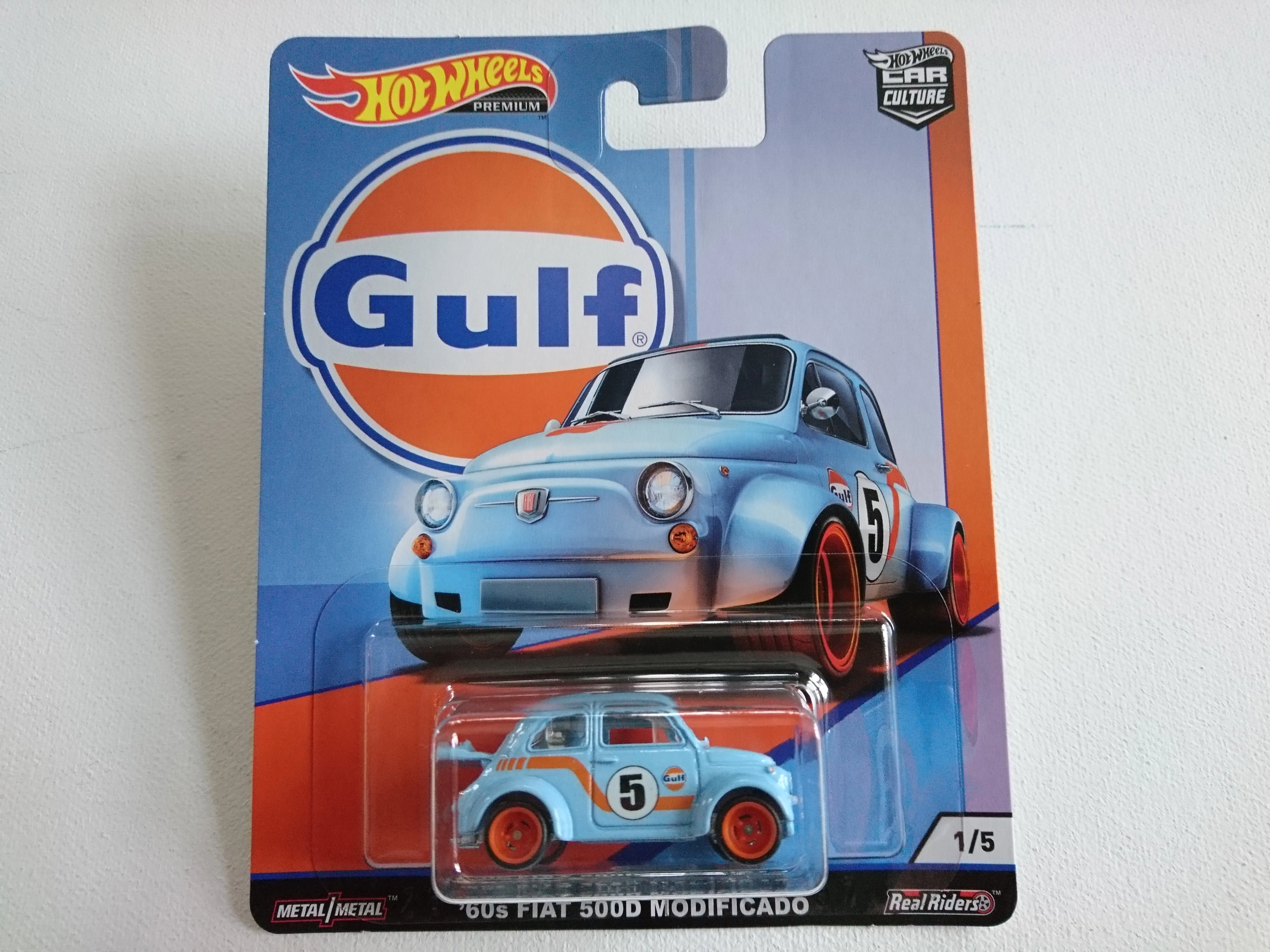 hot wheels gulf fiat 500