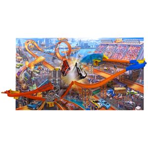 Hot Wheels Wall Tracks Mid-Air Boardwalk Blast Playset w 2 Cars Poster Rare  HTF