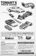 Tomart's Price Guide Back of Card 2000